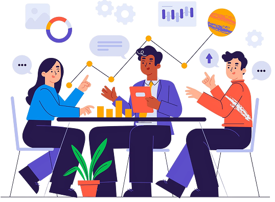Team Collaboration Illustration